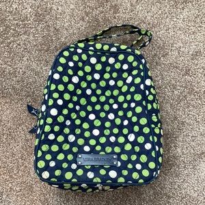 Vera Bradley polka dot lunch box